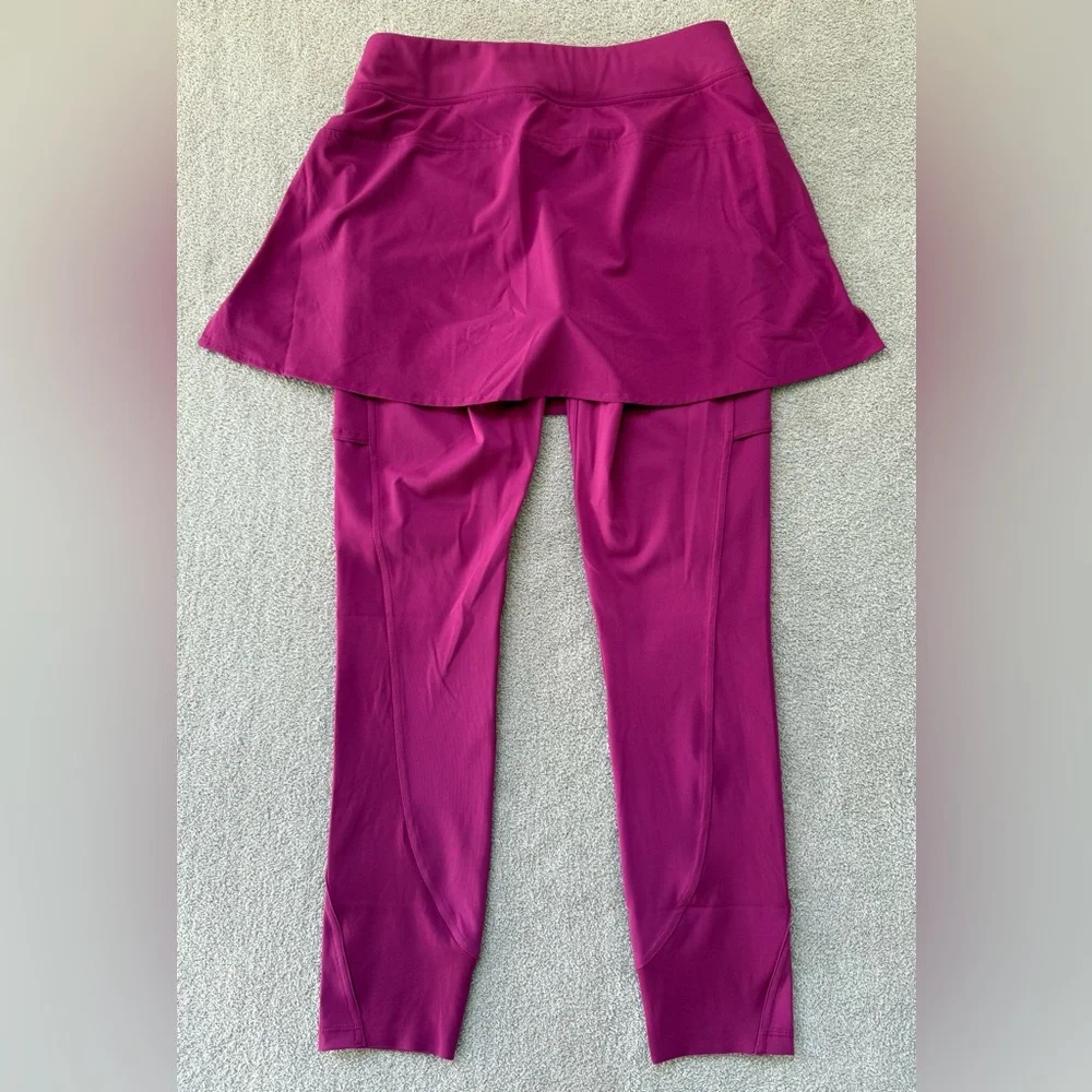NEW - Lululemon 2-in-1 HR Tennis Skirt Tight 25" - Magenta Purple - Picture 2 of 8